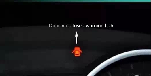 Дверь не закрыта, предупреждающий индикатор Дверь не закрыта, предупреждающий индикатор